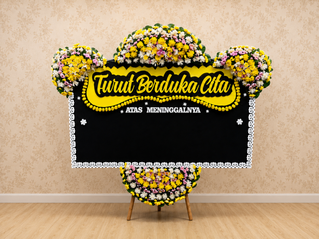 Papan-bunga-florist-happy-wedding-pernikahan-depok